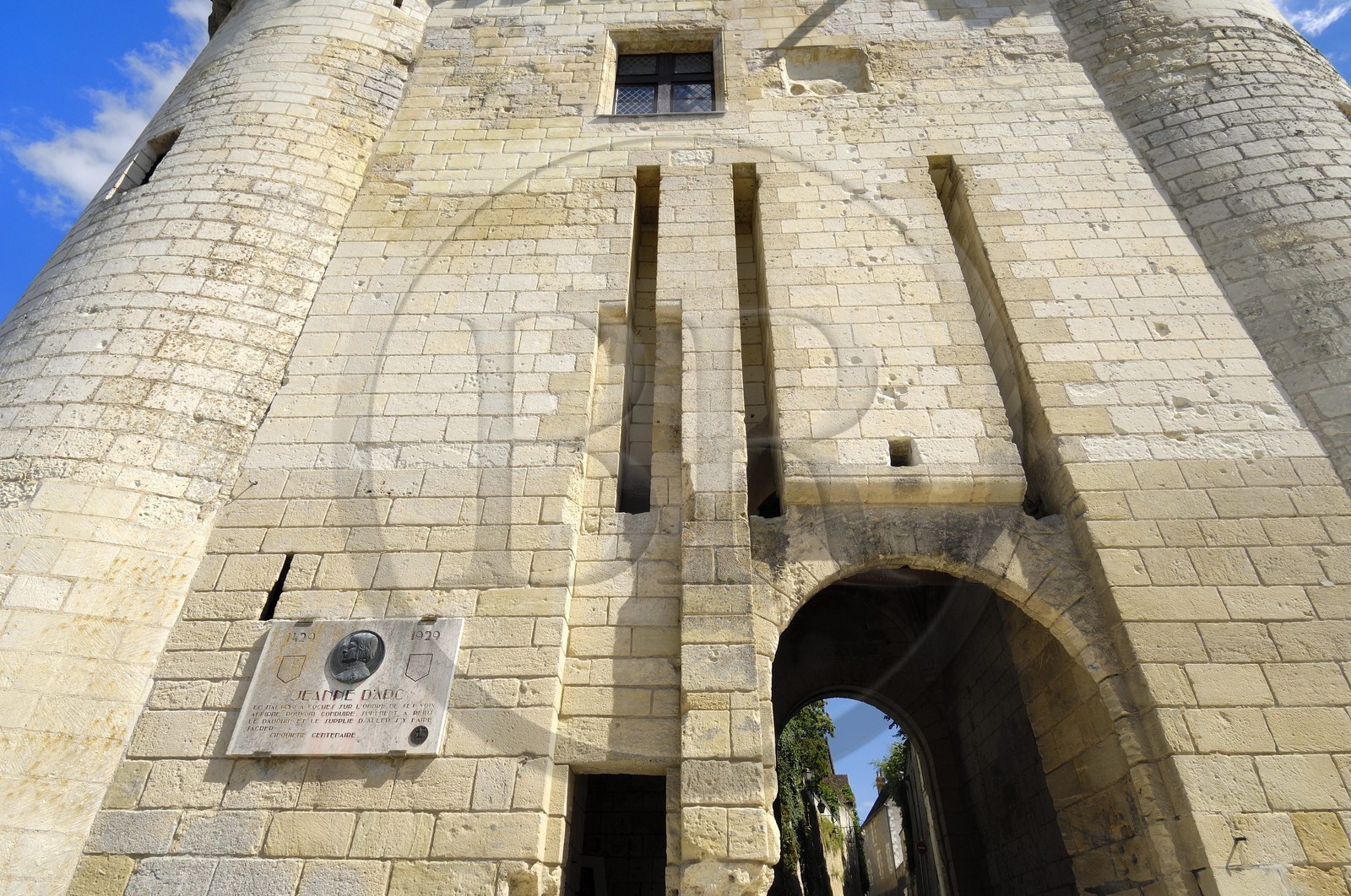 France, Indre-et-Loire (37), Loches, la Porte Royale du chateau