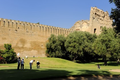 Morocco, Meknes Tafilalet Region, Meknes, Imperial City, medina listed as World Heritage by UNESCO, royal golf course in the former gardens of the palace