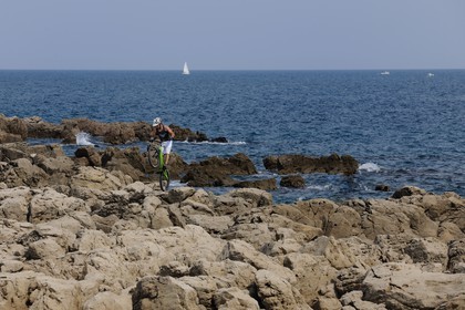 France, Herault, Sete, the Corniche at Pointe du Lazaret