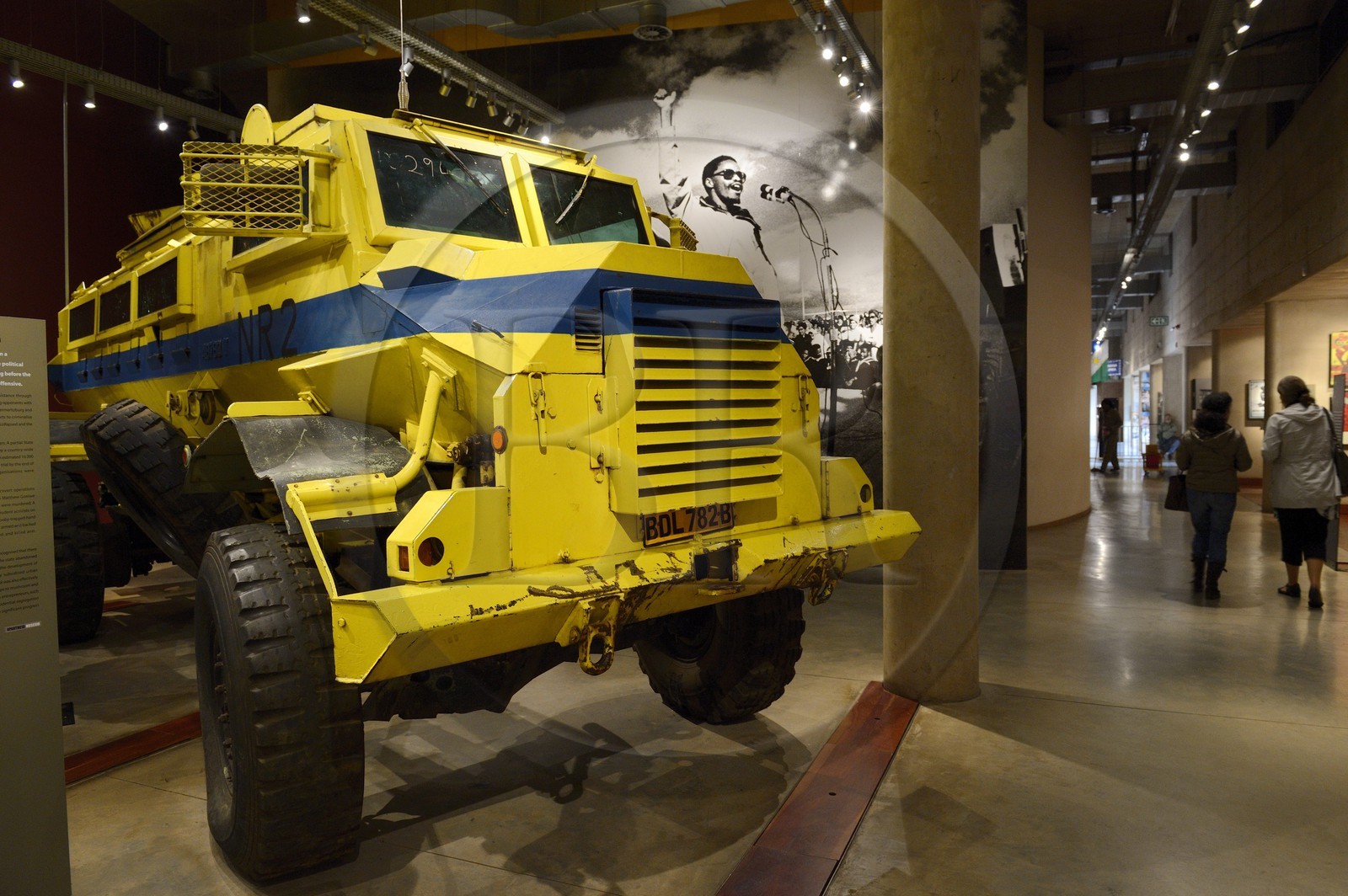 Afrique du Sud, province de Gauteng, Johannesburg, Musée de l'apartheid, un casspir, ces énormes véhicules blindés ont été utilisés par la police et le personnel de sécurité pour patrouiller les townships