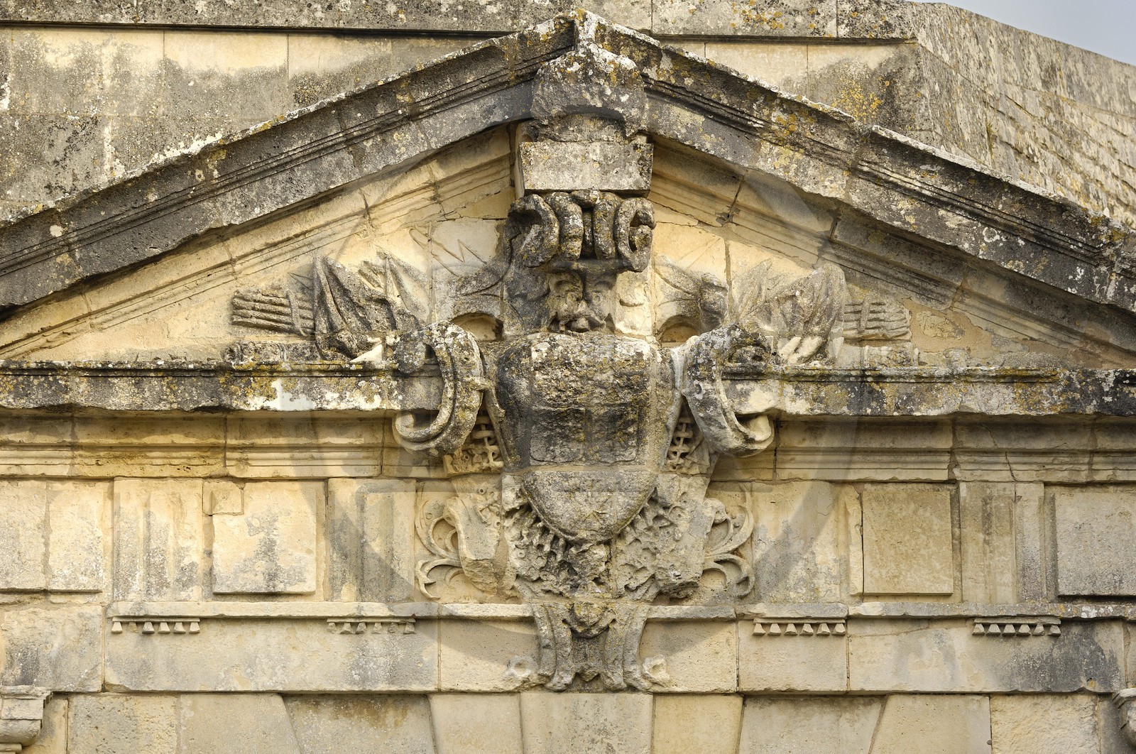 France, Charente-Maritime (17), citadelle de Brouage, la Porte Royale
