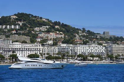 France, Alpes-Maritimes, Cannes, the Martinez palace on the boulevard de la Croisette