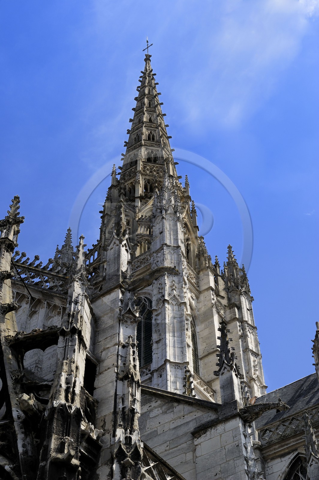 France, Seine-Maritime (76), Rouen, église Saint-Maclou joyau de l’art gothique flamboyant (XVème siècle)
