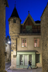 France, Nièvre, Nevers, 15th century watchtower on Cathedral Street