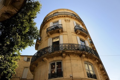 France, Herault, Montpellier, 19th century building on Foch Street