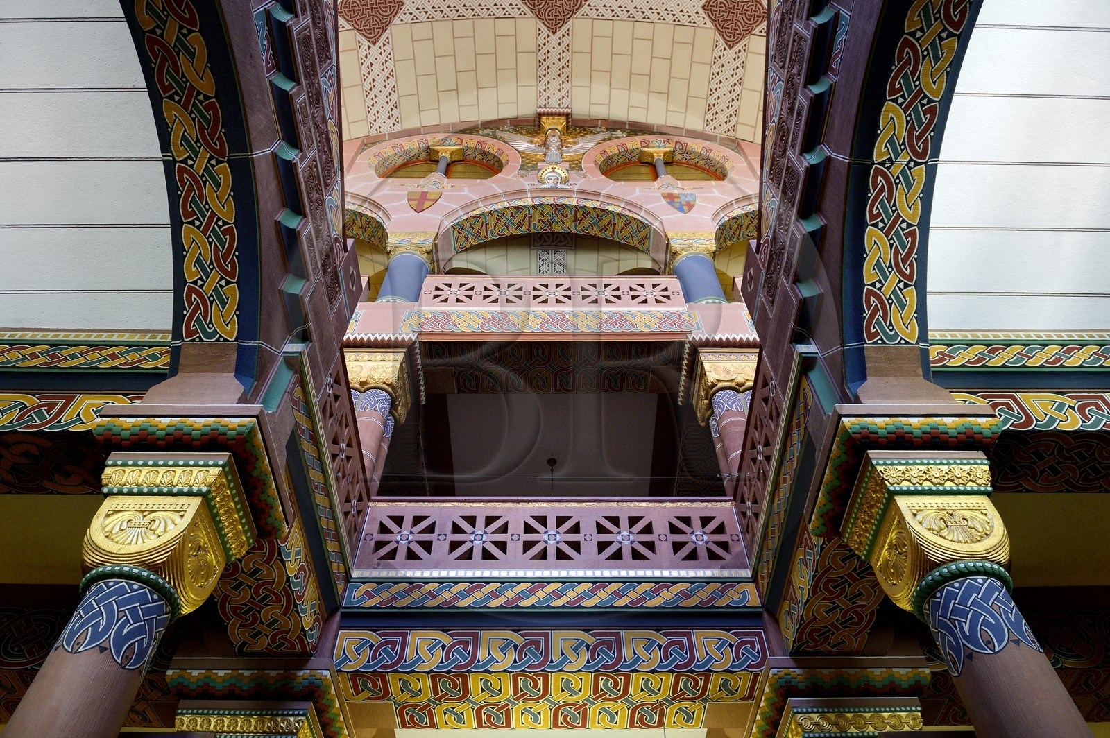 Allemagne, Bade-Wurtemberg, Fribourg en Brisgau, Palais archiépiscopal (Erzbischöfliches Ordinariat) dans la rue Schoferstrasse