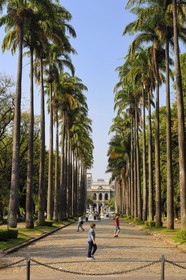 Brésil, Etat du Minas Gerais, Belo Horizonte, Place de la Liberté