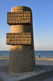 France, Calvados (14), Courseulles-sur-Mer, monument commémoratif du débarquement des alliés de Juno Beach