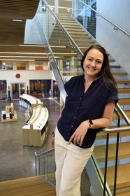 France, Haut Rhin, the Alsace Wine Route, Voegtlinshoffen, Joseph Cattin House, winery, Anaïs Cattin