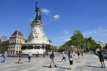 France, Paris (75), place de la République
