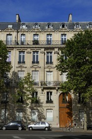 France, Paris (75), immeuble haussmannien de première classe au n° 84-88 boulevard Malesherbes