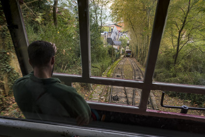 Espagne, province du Guipuscoa (Gipuzkoa), Saint-Sébastien (Donostia), funiculaire du Mont Igueldo