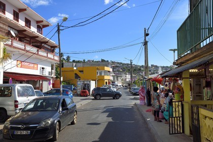 France, Ile de Mayotte, Grande-Terre, Sada, la rue principale