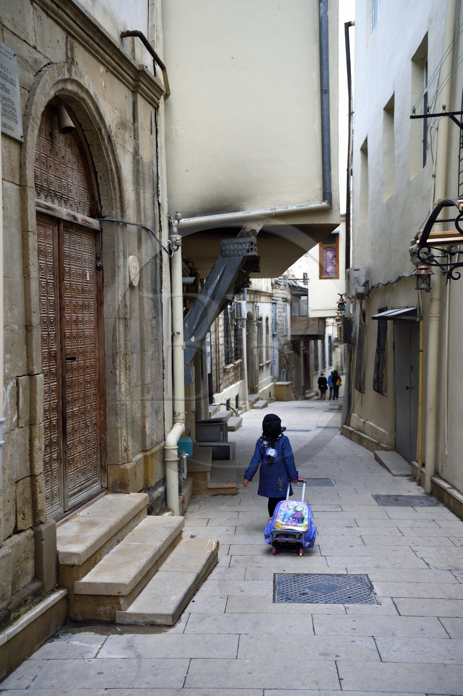 Azerbaïdjan, Bakou, ruelle de la Vieille ville, classée au patrimoine mondial de l'UNESCO Azerbaïdjan, Bakou, ruelle de la Vieille ville, classée au patrimoine mondial de l'UNESCO