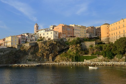 France, Haute Corse, Bastia, the Citadel district of Terra Nova, the palace of the Genoese governors that hosts the Musee d'Histoire de Bastia (Museum of Bastia History)