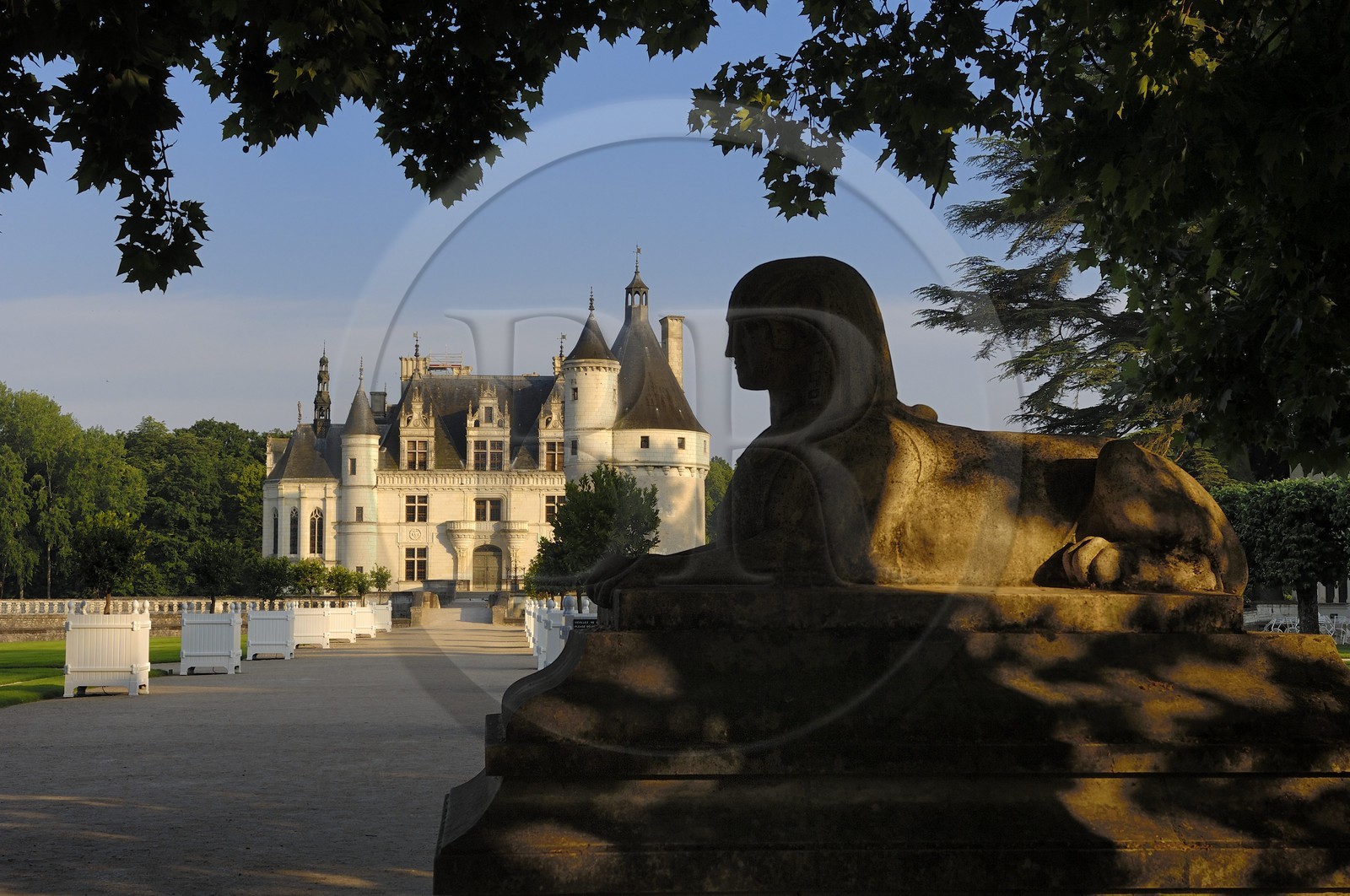 France, Indre-et-Loire (37), château de Chenonceau édifié de 1513 à 1521 de style Renaissance
