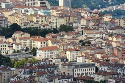 France, Rhône (69), Lyon, site historique classé Patrimoine Mondial de l'UNESCO, les pentes de la colline de la Croix-Rousse