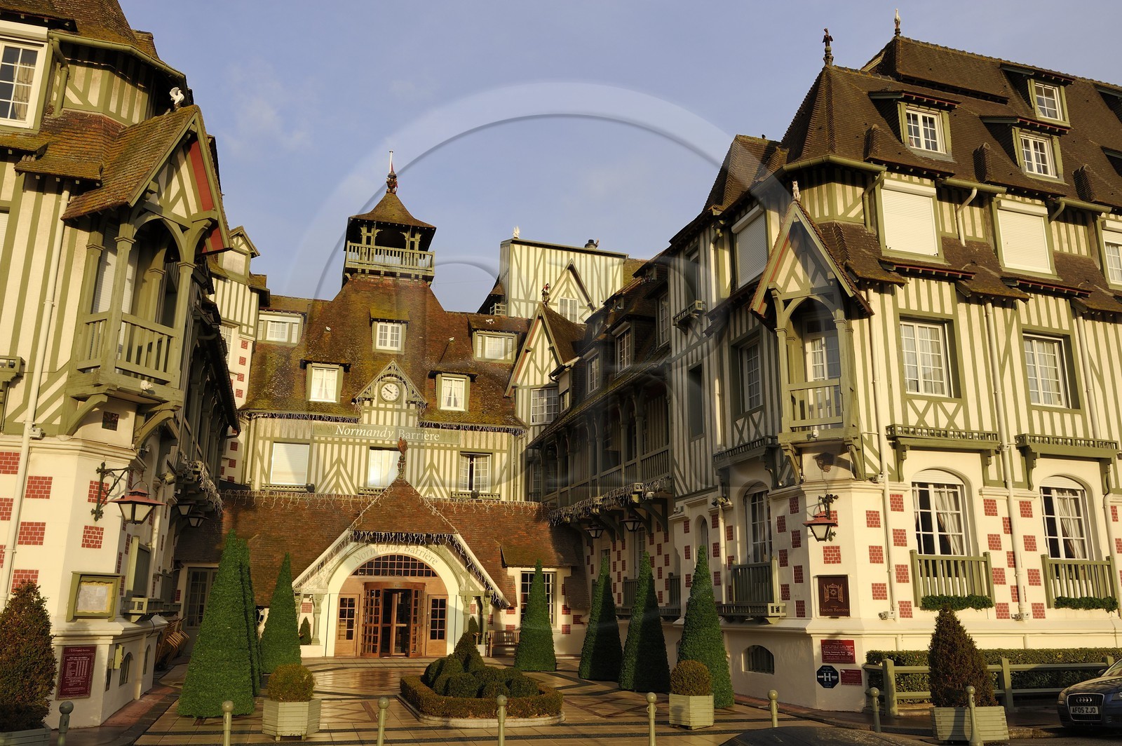 France, Calvados (14), Pays d'Auge, Deauville, l'Hôtel Normandy (groupe Barrière)