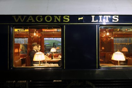 France, Haut-Rhin (68), Mulhouse, le musée Cité du train, la Compagnie des wagons-lits