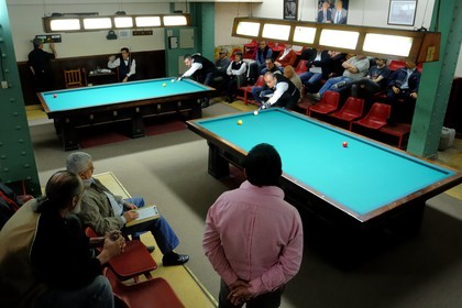 Argentina, Buenos Aires, Monserrat district, Los 36 Billares, billiard hall and tango school on the Avenida de Mayo