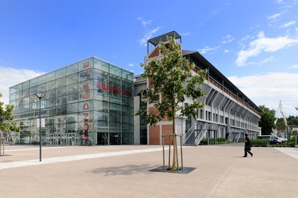 France, Haut-Rhin (68), Mulhouse, La Fonderie, université de Haute Alsace, Faculté des Sciences économiques sociales et juridiques, Centre Rhénan d'archives et de recherches économique et futur Centre d'Art International