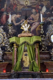 France, Alpes-Maritimes (06), Nice, quartier du Vieux Nice, Cathédrale Sainte-Réparate, chapelle du Saint Sacrement