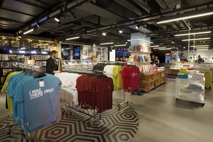 Sweden, Stockholm, ABBA The Museum, the souvenir shop