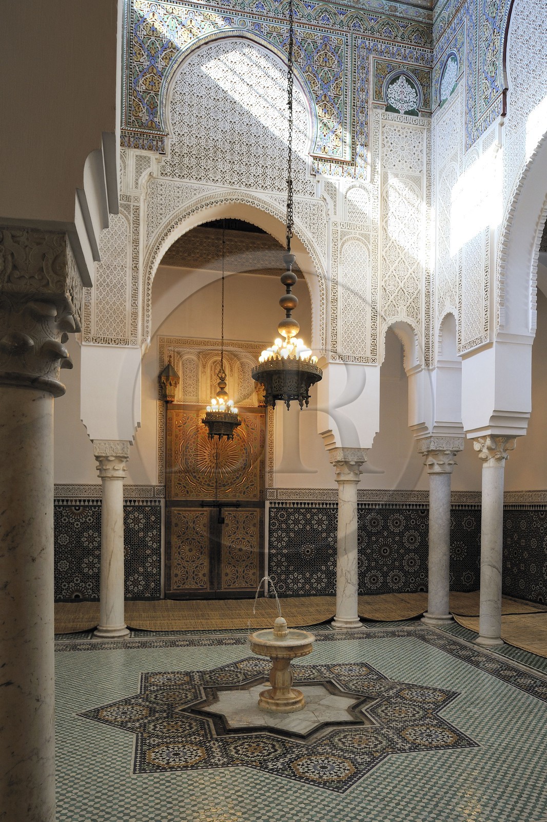 Maroc, Meknès, ville impériale, mausolée de Moulay Ismaïl
