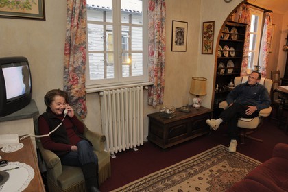 France, Manche, Cotentin, Saint Lo, unique exemple left of temporary barracks set up after the bombings of 1944, Zakari Kostov
