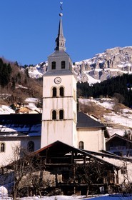 France, Savoie (73), église d'Arêches-Beaufort