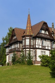 France, Haut Rhin, Mulhouse, Rebberg district, villa built for the industrialist Sandoz in 1887, villa Bourdonnière