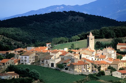 France, Pyrénées-Orientales (66), le village d'Aspres