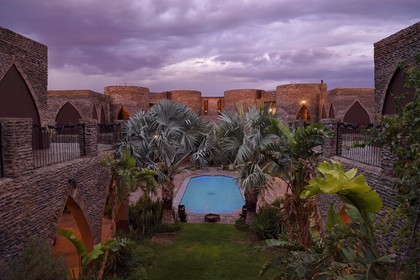 Namibia, Hardap region, Namib Desert East of the Namib Naukluft National Park towards Sossusvlei, the Mirage Resort & Spa