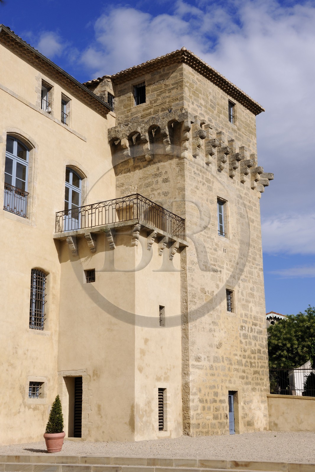 France, Hérault (34), Pézenas, vieille ville, Hôtel de Peyrat siège de l'office de tourisme et de Scenovision Moliere