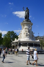 France, Paris (75), place de la République