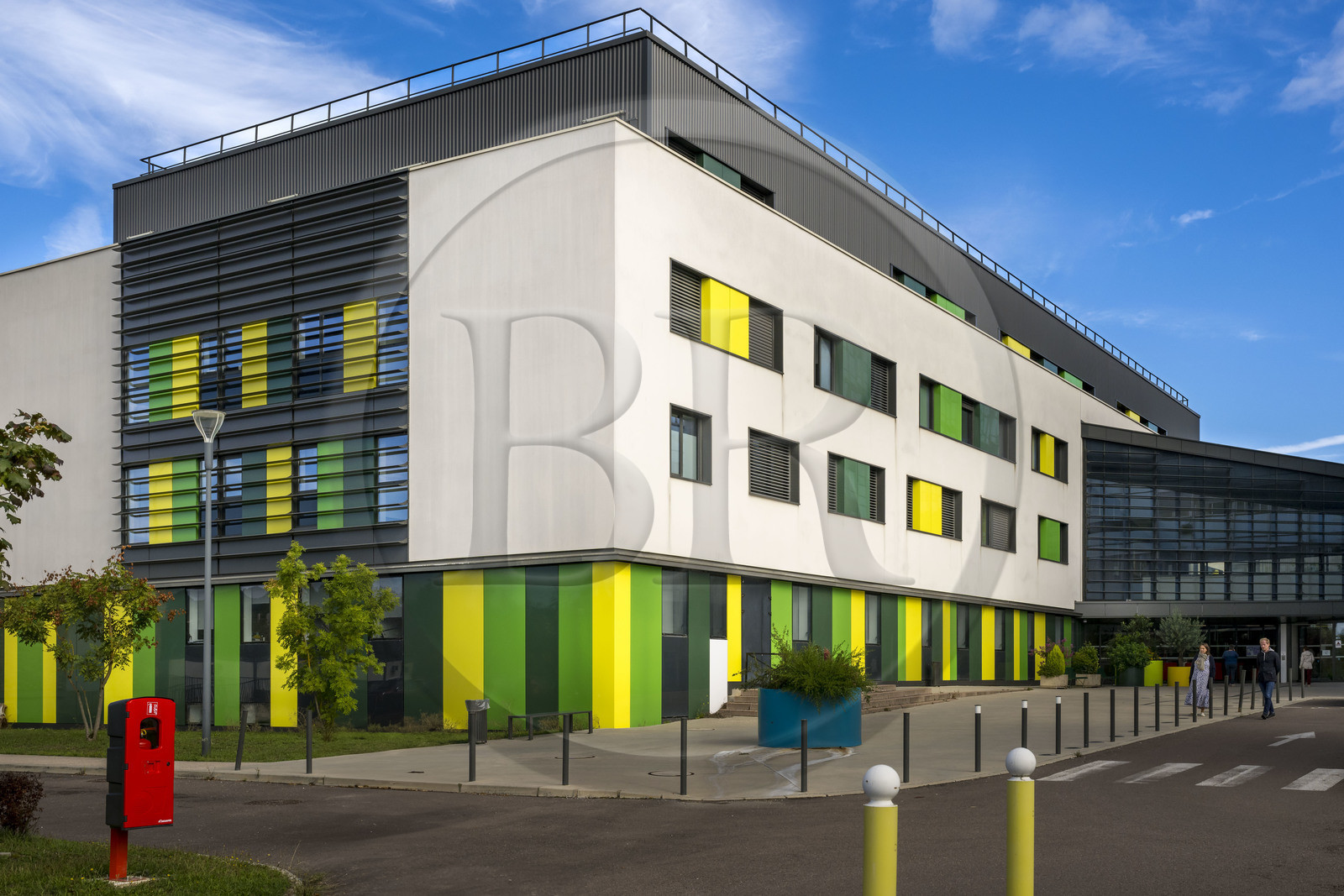 France, Côte-d'Or (21), les climats de Bourgogne classés Patrimoine Mondial de l'UNESCO, Beaune, Hospices Civils de Beaune, le centre hospitalier