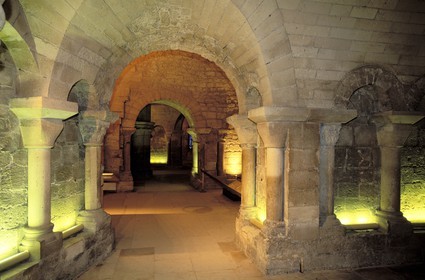 France, Seine-Saint-Denis (93), la crypte de la basilique Saint-Denis