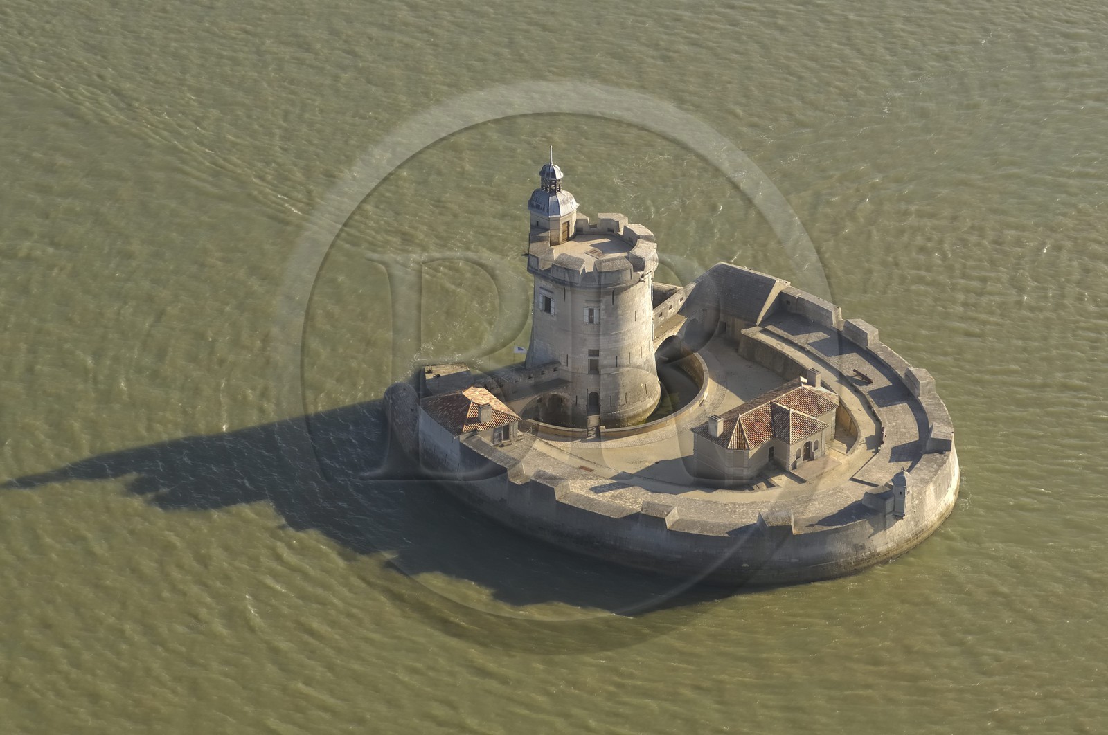 France, Charente-Maritime (17), Bourcefranc-le-Chapus, Fort Louvois ou Fort du Chapus (vue aérienne)