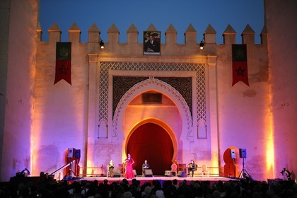 Morocco, Middle Atlas, Fez, Imperial City, Festival of World Sacred Music, Flamenco dance and singing of Belen Maya Spanish Company