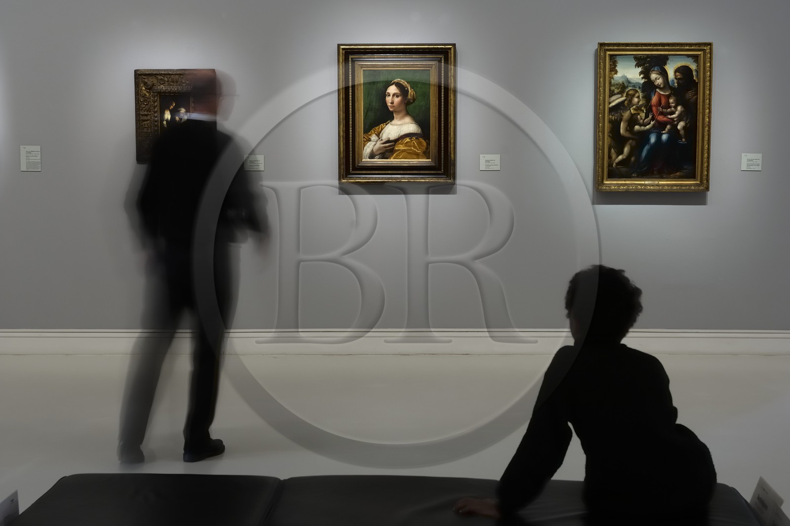 France, Bas Rhin (67), Strasbourg, Palais Rohan, musée des Beaux-Arts, tableau de Raphaël portrait de jeune femme