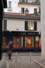 France, Paris, the restaurant Le Procope in the cour du Commerce Saint Andre des Arts