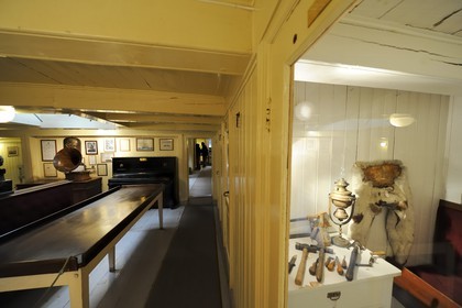 Norway, Oslo, Bygdoy Peninsula, Frammuseet (Fram Polar Ship Museum) of Fridtjof Nansen explorer, the Fram cabin