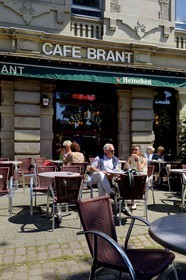 France, Bas Rhin, Strasbourg, Neustadt district dating from the german period, the Café Brant