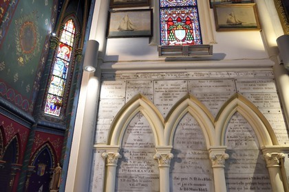 France, Seine-Maritime (76), la commune de Sainte-Adresse voisine du Havre, la Chapelle Notre-Dame-des-Flots construite en 1857