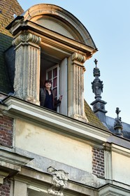 France, Seine-Maritime (76), Pays de Caux, Tourville-sur-Arques, château de Miromesnil, lieu de naissance de l'écrivain Guy de Maupassant, la propriétaire Nathalie Romatet