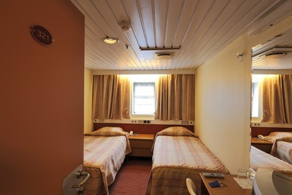 The cruise ship Princess Danae, cabin cat 6.