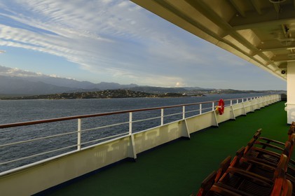 France, Corse (2a), Baie de Porto Vechio, croisière à bord du Silvershadow de la compagnie Silversea