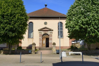France, Bas Rhin, Bouxwiller, Jewish Alsatian museum in the former synagogue