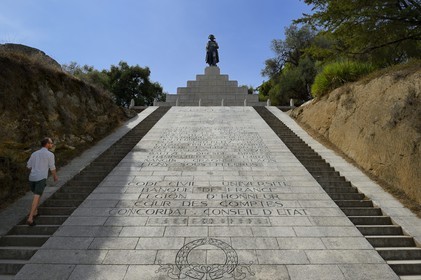 France, Corse-du-Sud (2A), Ajaccio, place d'Austerlitz (Casone), Monument de Napoléon 1er