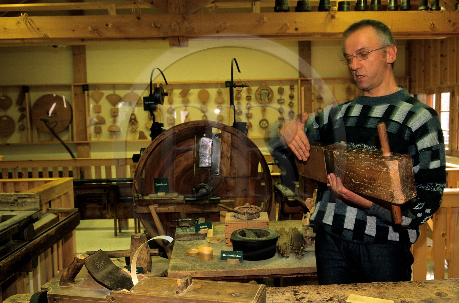 France, Jura (39), Bois-d'Amont, musée de la Boissellerie